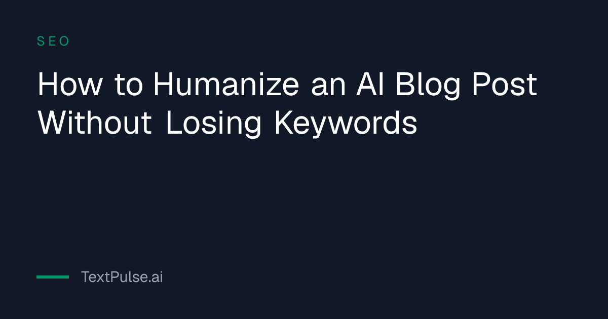 Table showing which page elements to lock when you humanize AI blog post for SEO without losing rankings